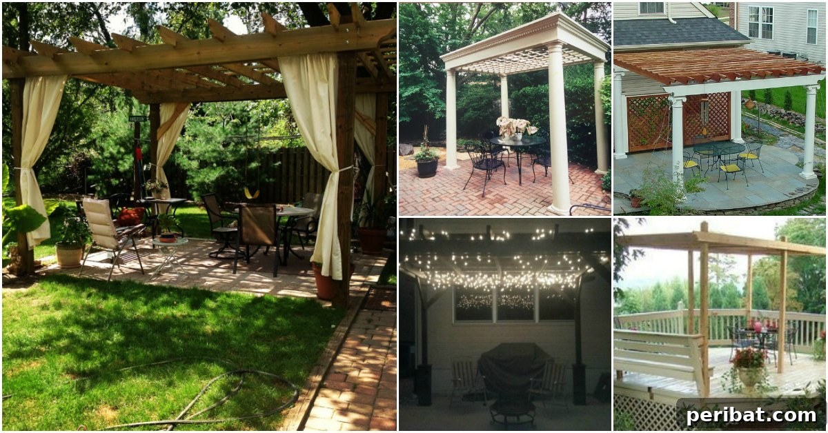 Weekend Pergola Power: Free Plans for DIY Success 2 diy pergola plans