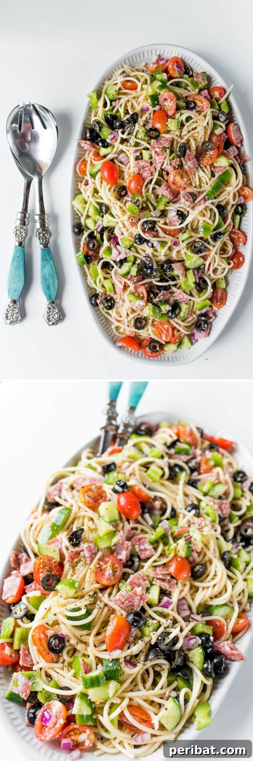 Summer Italian Spaghetti Salad