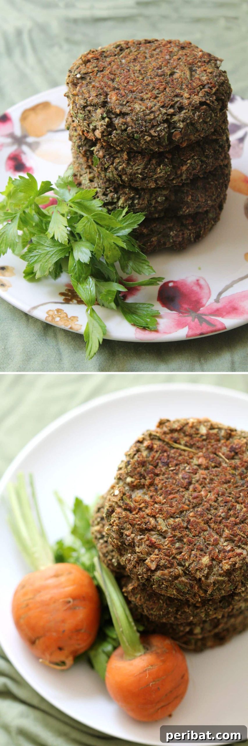 Homemade Garden Veggie Burgers