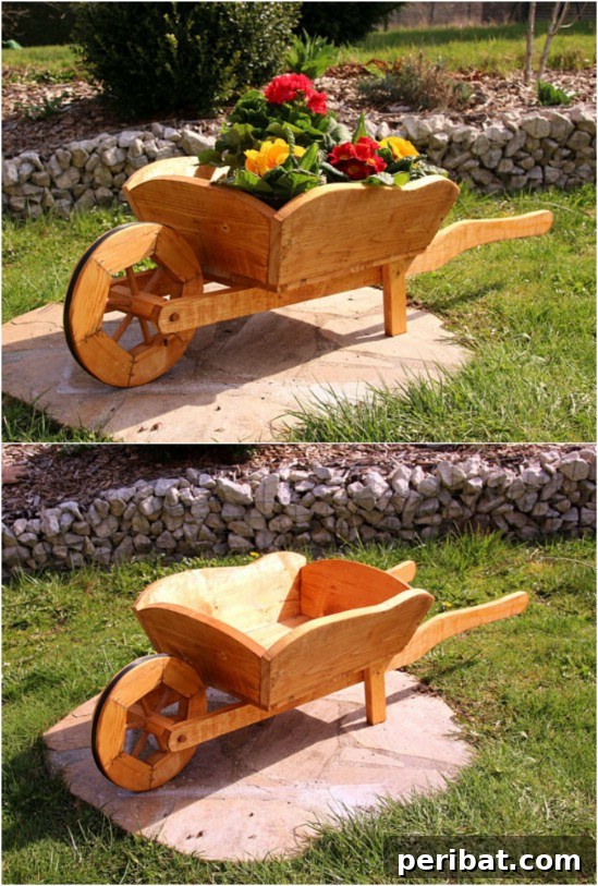 Wheelbarrow Planter