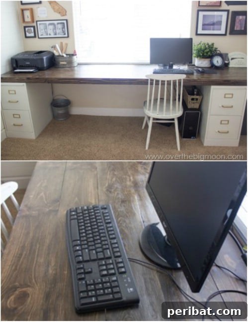 17 Effortless DIY Craft Desks for Your Dream Creative Space 13 Repurposed Filing Cabinet Crafting Desk