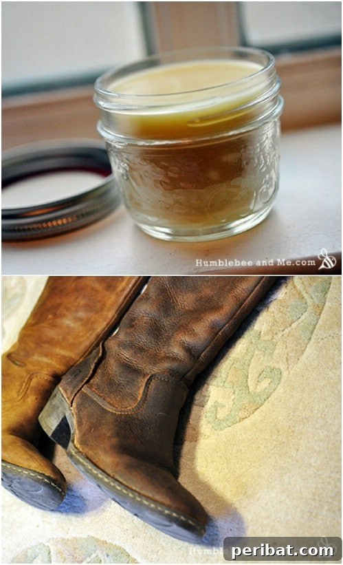 Homemade Leather Balm For Him