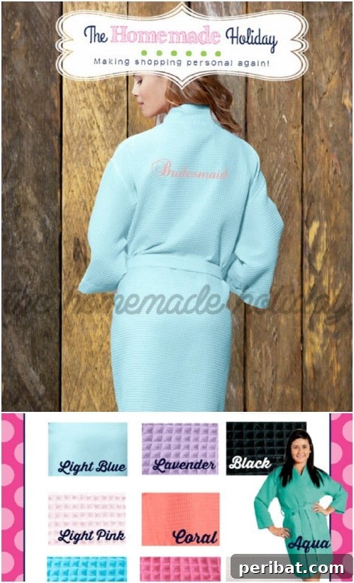 Personalized Robe For Bridesmaids
