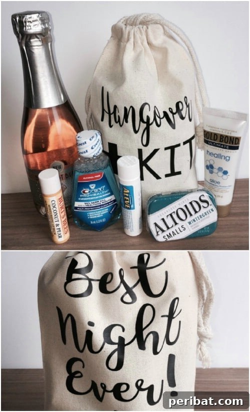 Funny Hangover Kit In A Bag