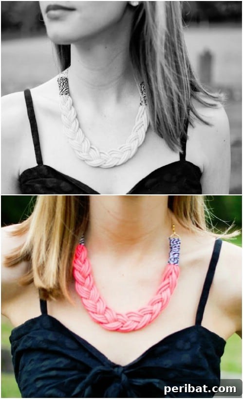 DIY Braided Necklace