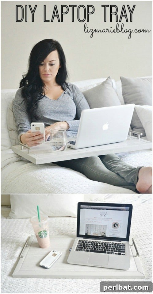 DIY Wooden Laptop Tray