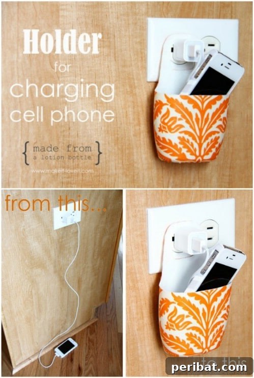 Recycled Bottle Hanging Charging Station