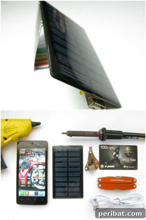 $5 Portable Solar Phone Charger