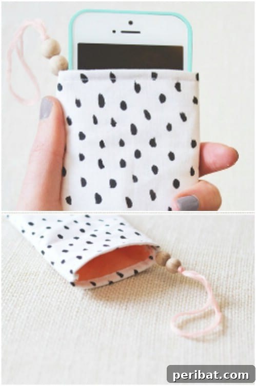 Easy DIY Phone Pouch