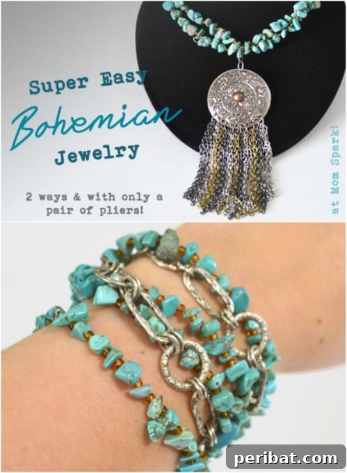 Super Easy DIY Metal Tassel Pendant Necklace