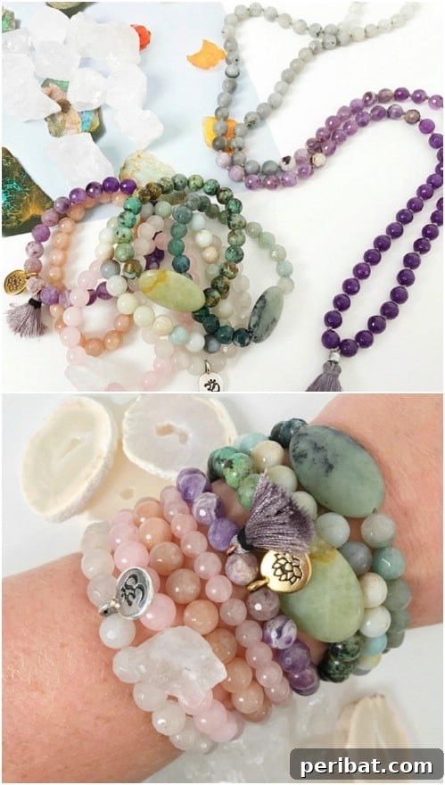Healing Crystal Stack Bracelets