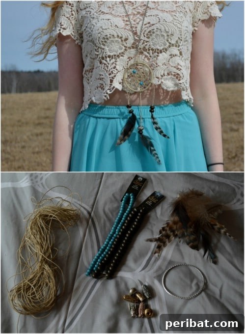 DIY Dream Catcher Necklace