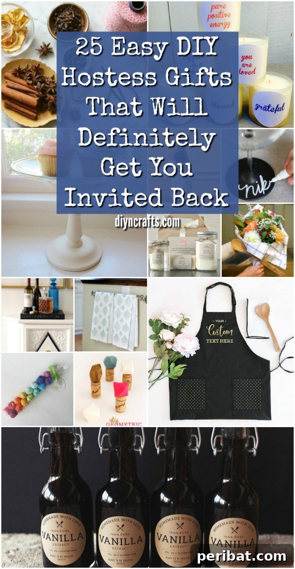 25 Easy DIY Hostess Gifts That Will Definitely Get You Invited Back
