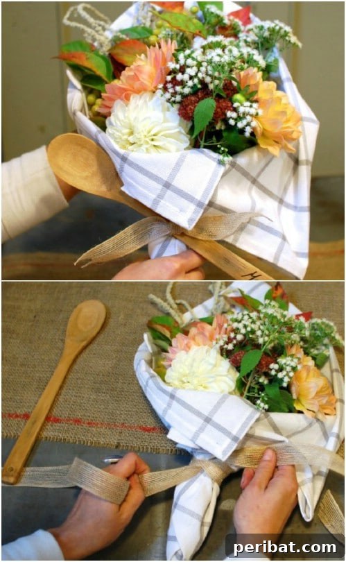 Adorable DIY Kitchen Supplies Bouquet