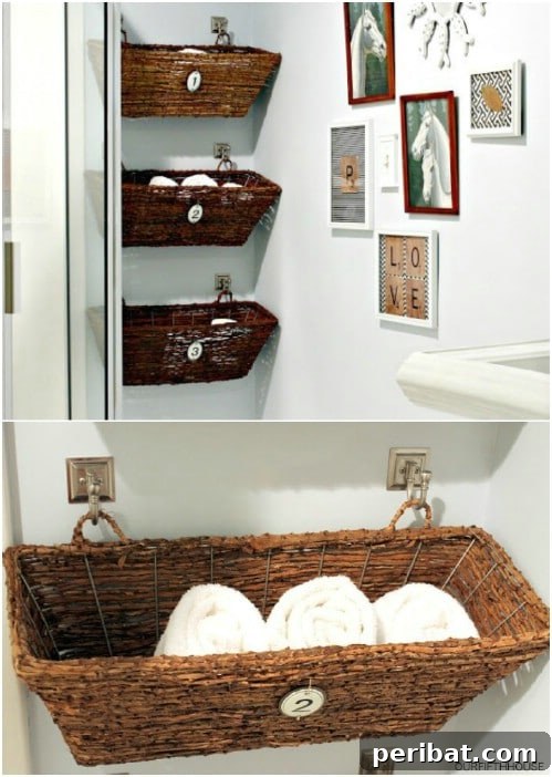 DIY Window Box Bathroom Storage