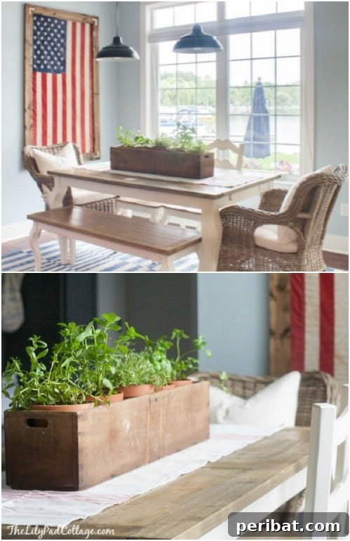 Simple Framed American Flag Easy DIY Decor