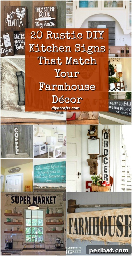 20 Rustic DIY Kitchen Signs That Match Your Farmhouse Decor