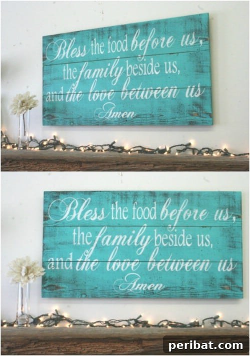 Pallet Blessing Sign