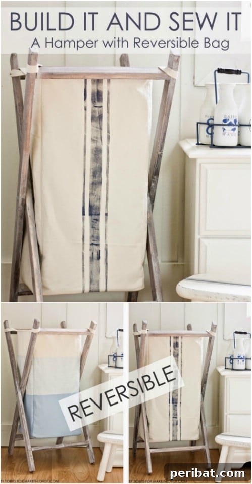 Ingenious DIY Laundry Storage for Effortless Organization 10 Simple DIY Foldable Wooden Hamper for space-saving