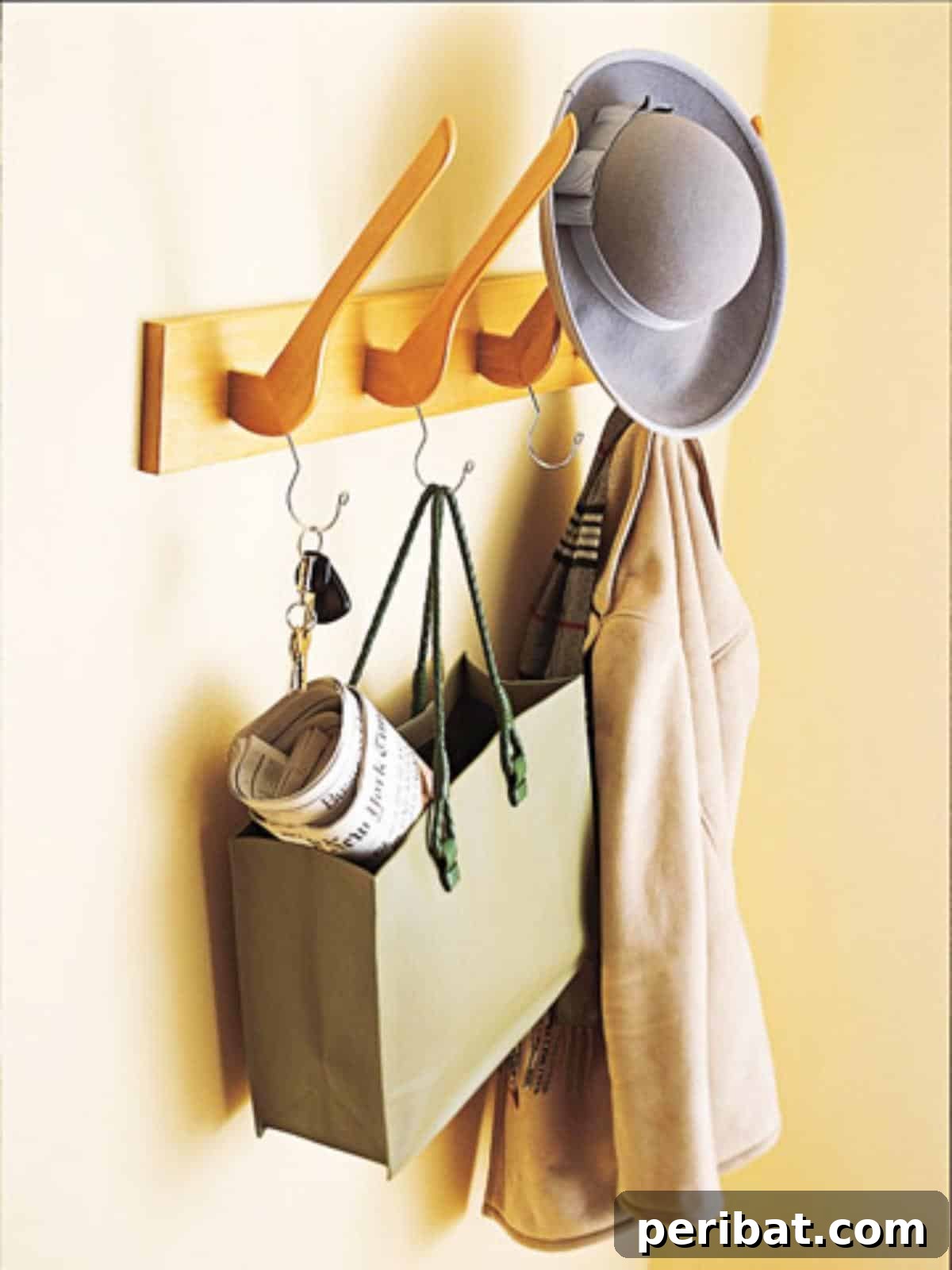 Wooden Hanger Coat Rack