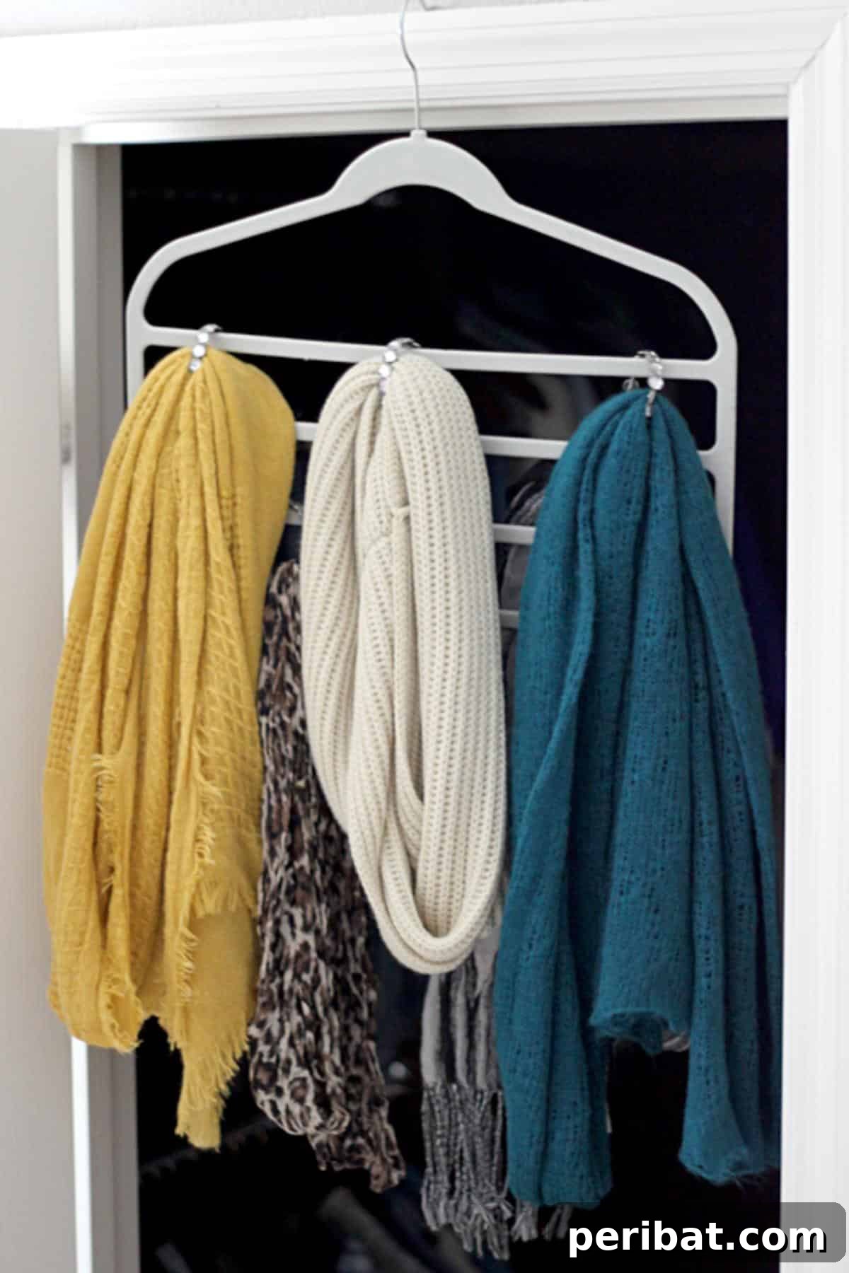 Hanging Scarf Organizer