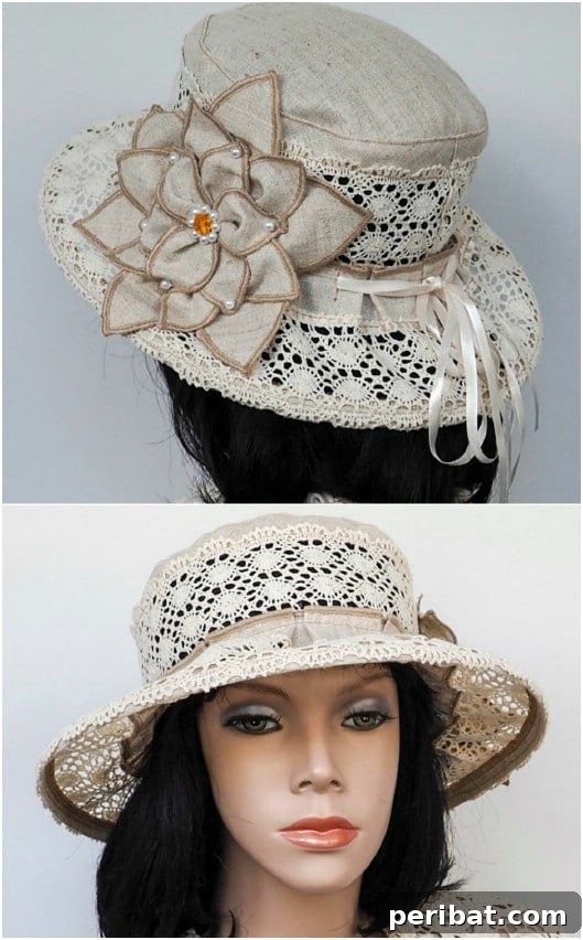 Romantic Cotton Sunhat