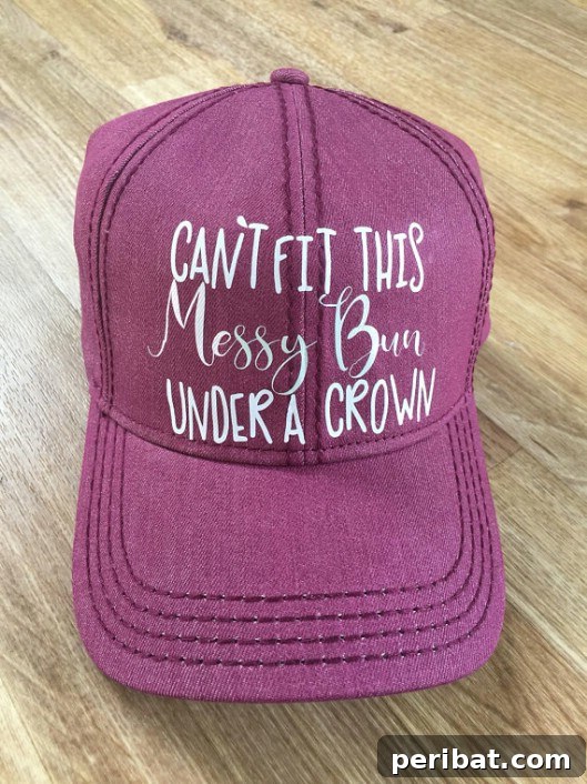 Fun Messy Bun Ballcap