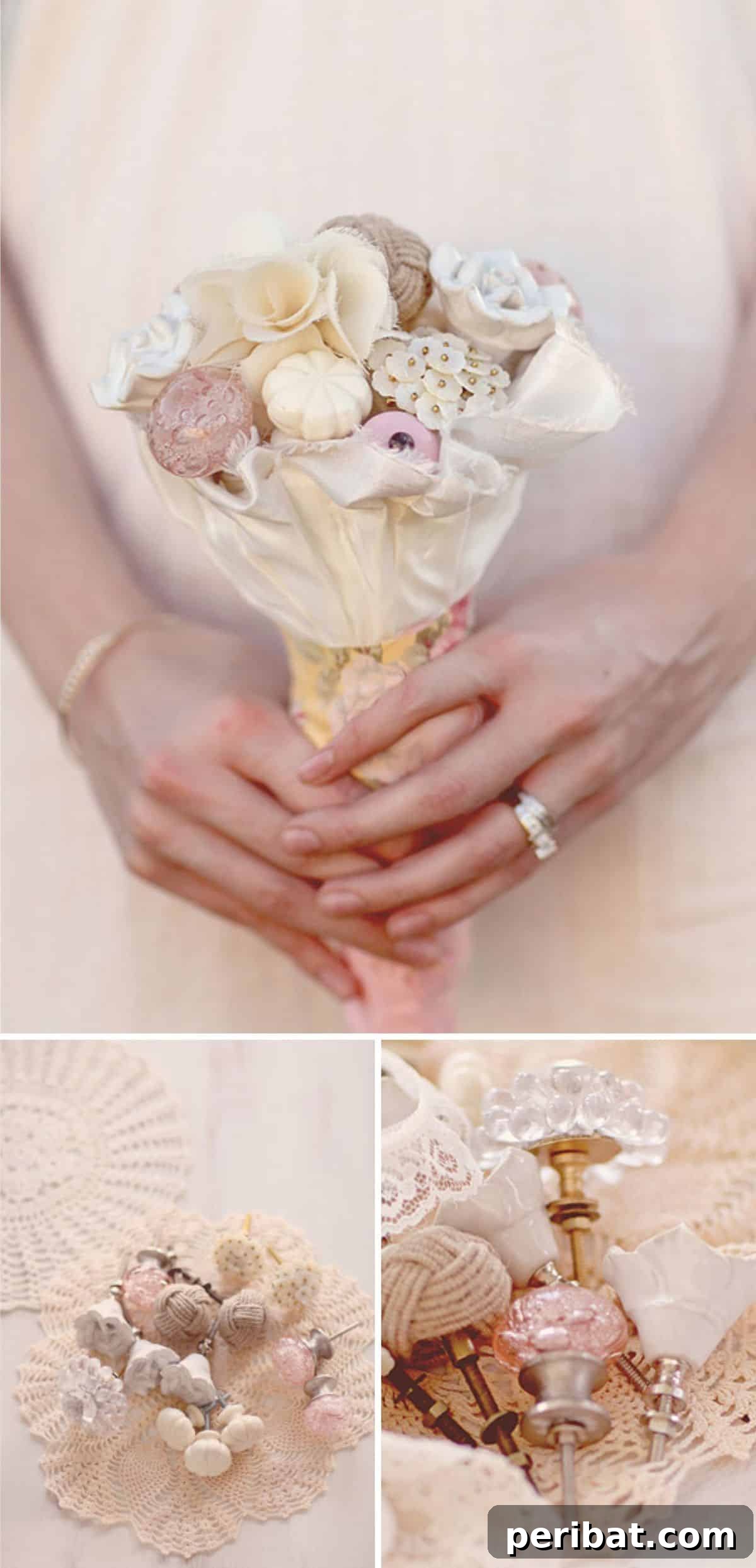 Personalized Petals: 12 DIY Bouquets as Distinctive as You Are 12 DIY Knob And Pull Bridal Bouquet
