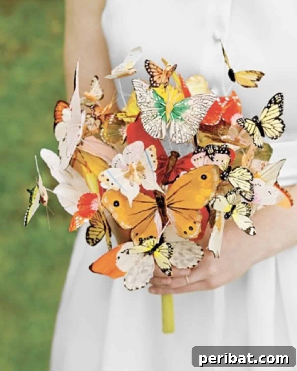 Personalized Petals: 12 DIY Bouquets as Distinctive as You Are 5 Gorgeous DIY Butterfly Wedding Bouquet