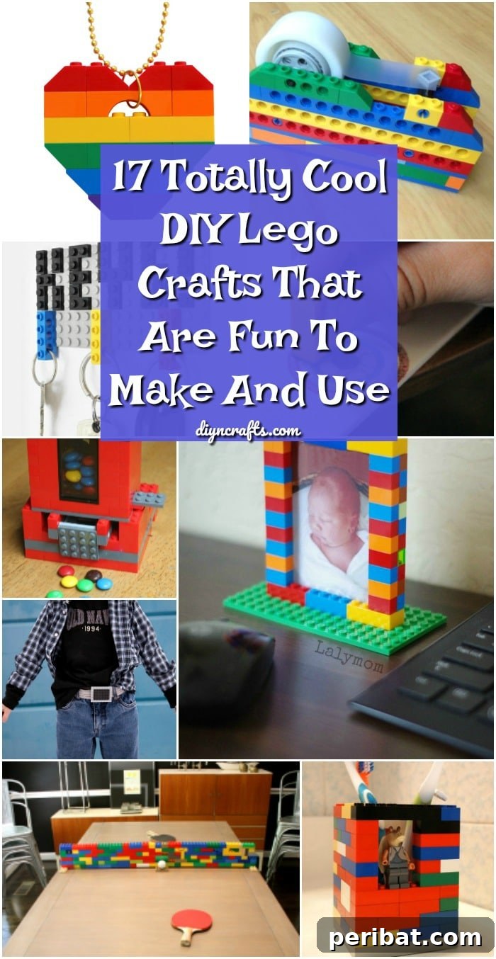 17 Totally Cool DIY Lego Crafts That Are Fun To Make And Use
