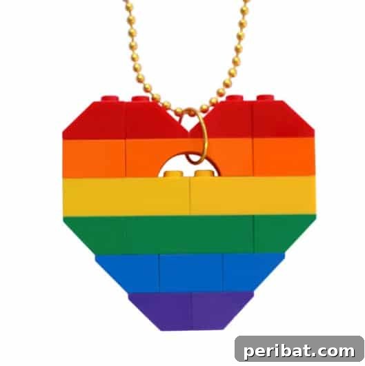 Repurposed Lego Necklace