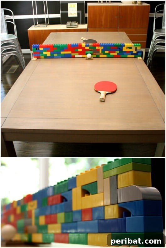 Creative DIY Ping Pong Net