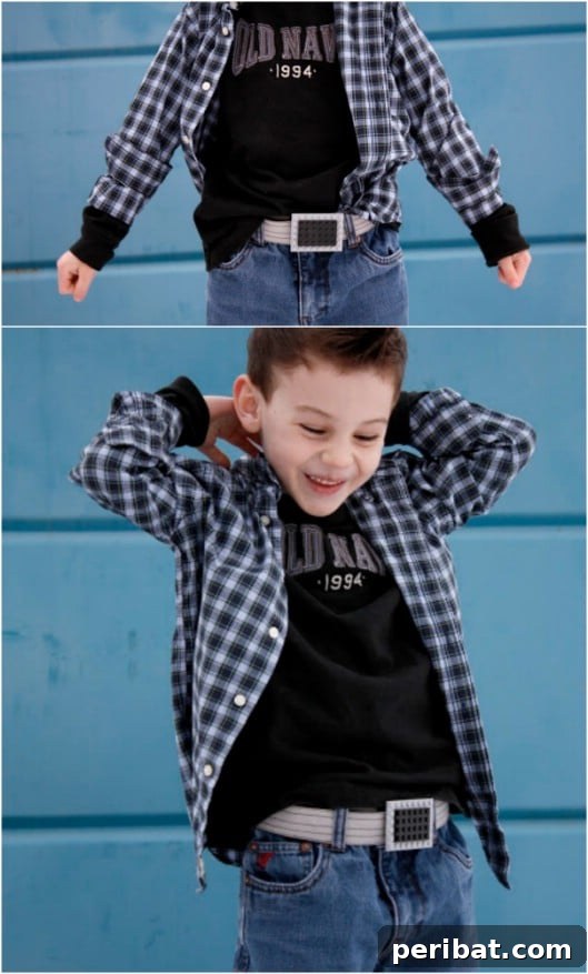 Cute Boy’s Lego Belt Buckle