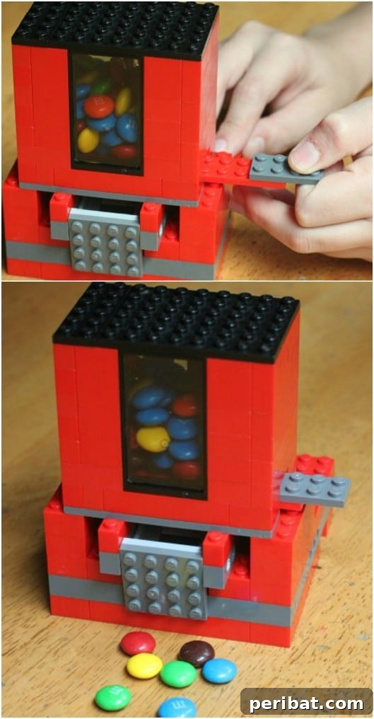 DIY Lego Candy Dispenser