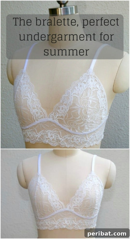 DIY Lacy Bralette