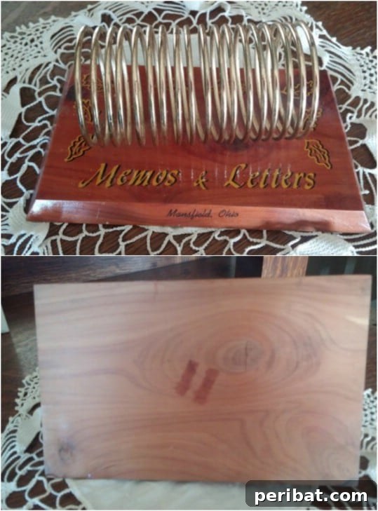 Upcycled Bed Spring Letter Holder