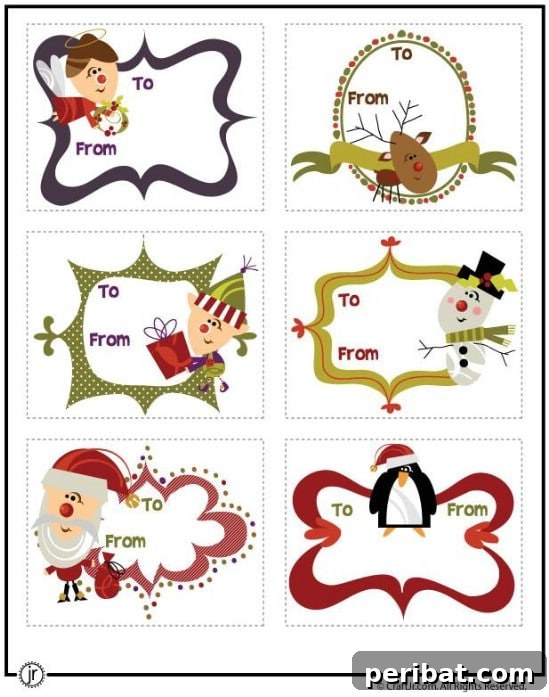 The Essential 50 Plus Creative Christmas Printables Pack 41 Printable Christmas Decorations including banners, gift tags, and cupcake toppers for holiday styling.