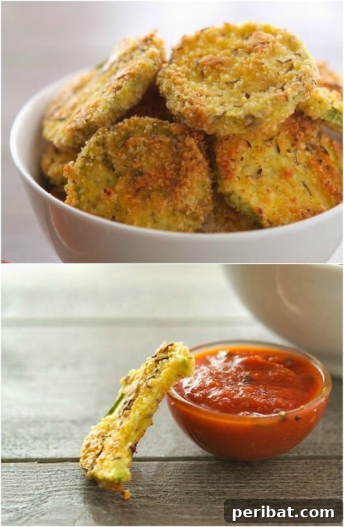 Crispy baked zucchini crisps with a golden almond crust