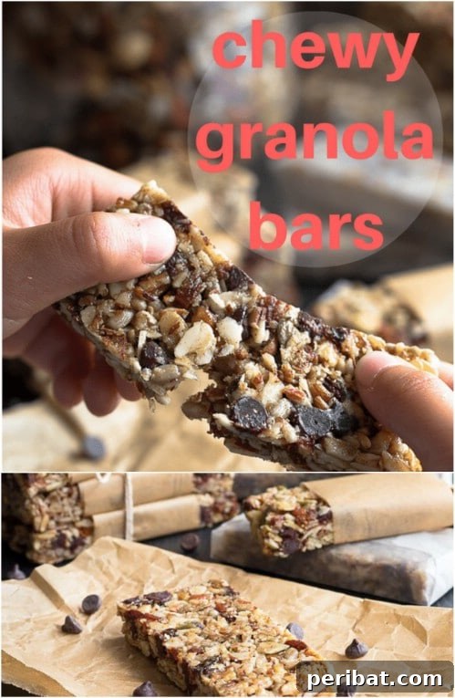 Individually wrapped low-carb, sugar-free chocolate chip granola bars