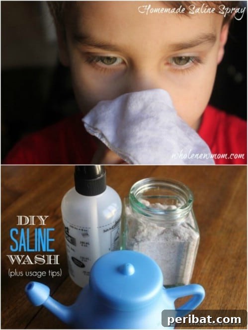 Make Your Own Nasal Saline Rinse for Hay Fever