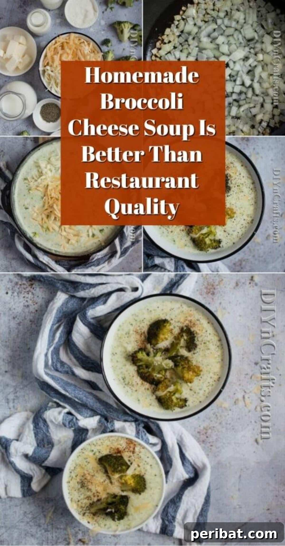 Homemade Broccoli Cheese Soup: The Gold Standard Restaurants Can't Match 2 Homemade Broccoli Cheese Soup - A Steaming Bowl of Deliciousness