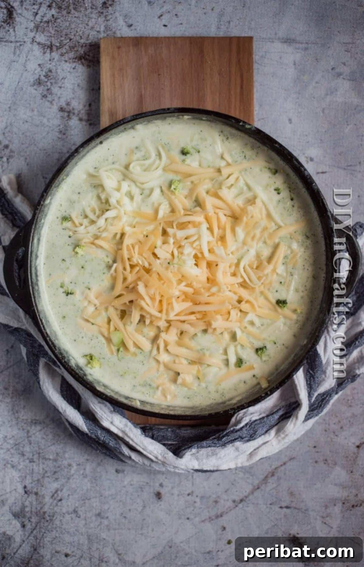 Homemade Broccoli Cheese Soup: The Gold Standard Restaurants Can't Match 6 Topping Broccoli Cheese Soup with Extra Shredded Cheese