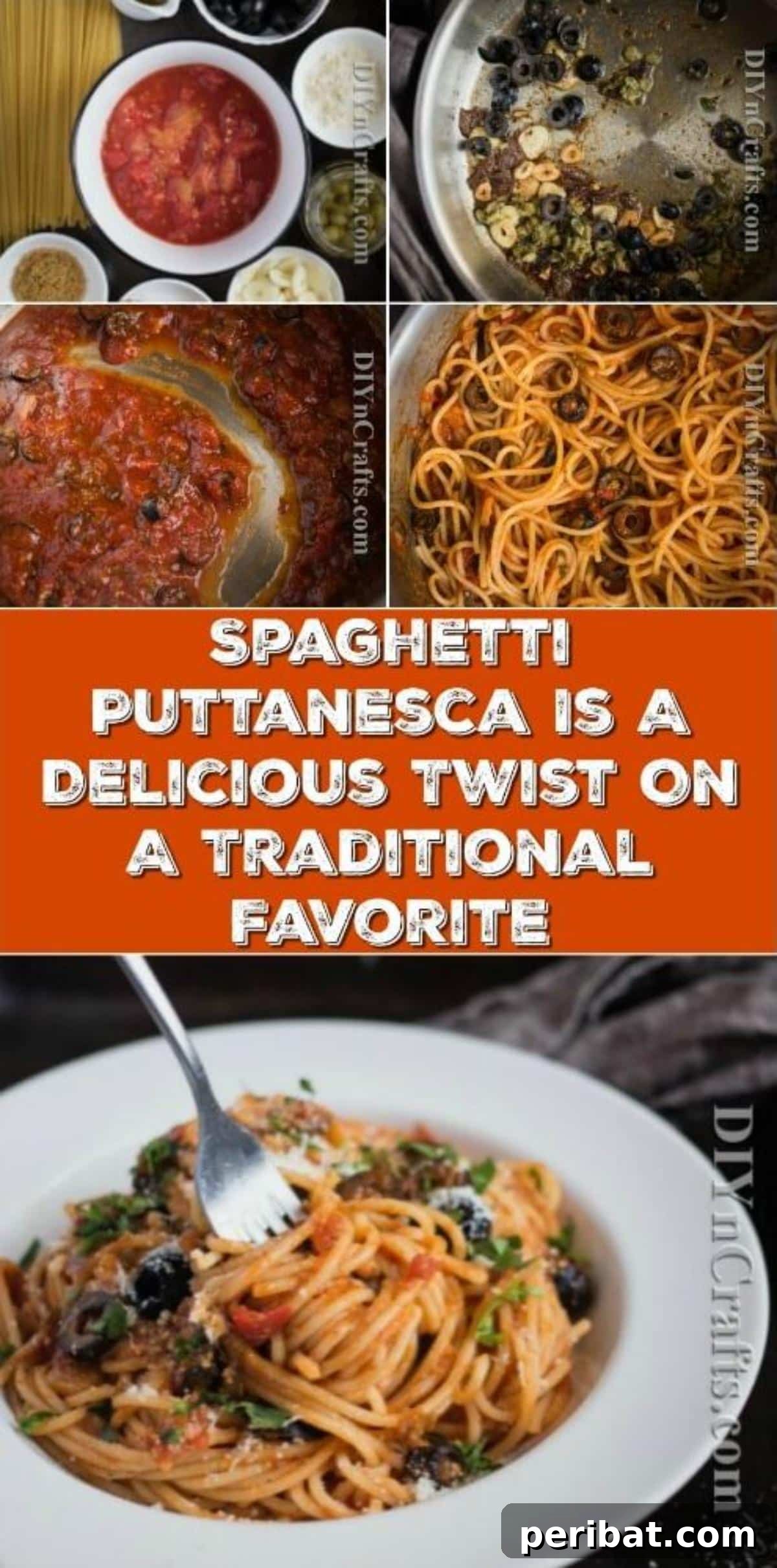 Spaghetti Puttanesca: Bold Flavors, Classic Appeal 2 Spaghetti Puttanesca Is A Delicious Twist On A Traditional Favorite