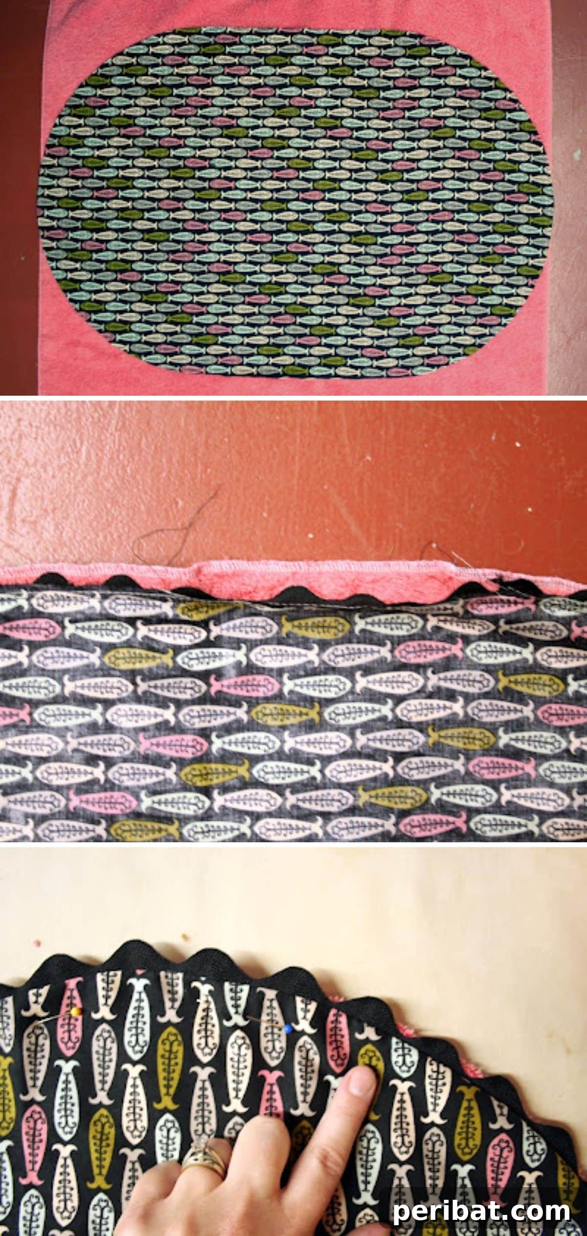 15 DIY Bath Mat Projects: Elevate Your Bathroom with Handmade Style and Coziness 4 Hand Sewn Terry Cloth Bath Mat