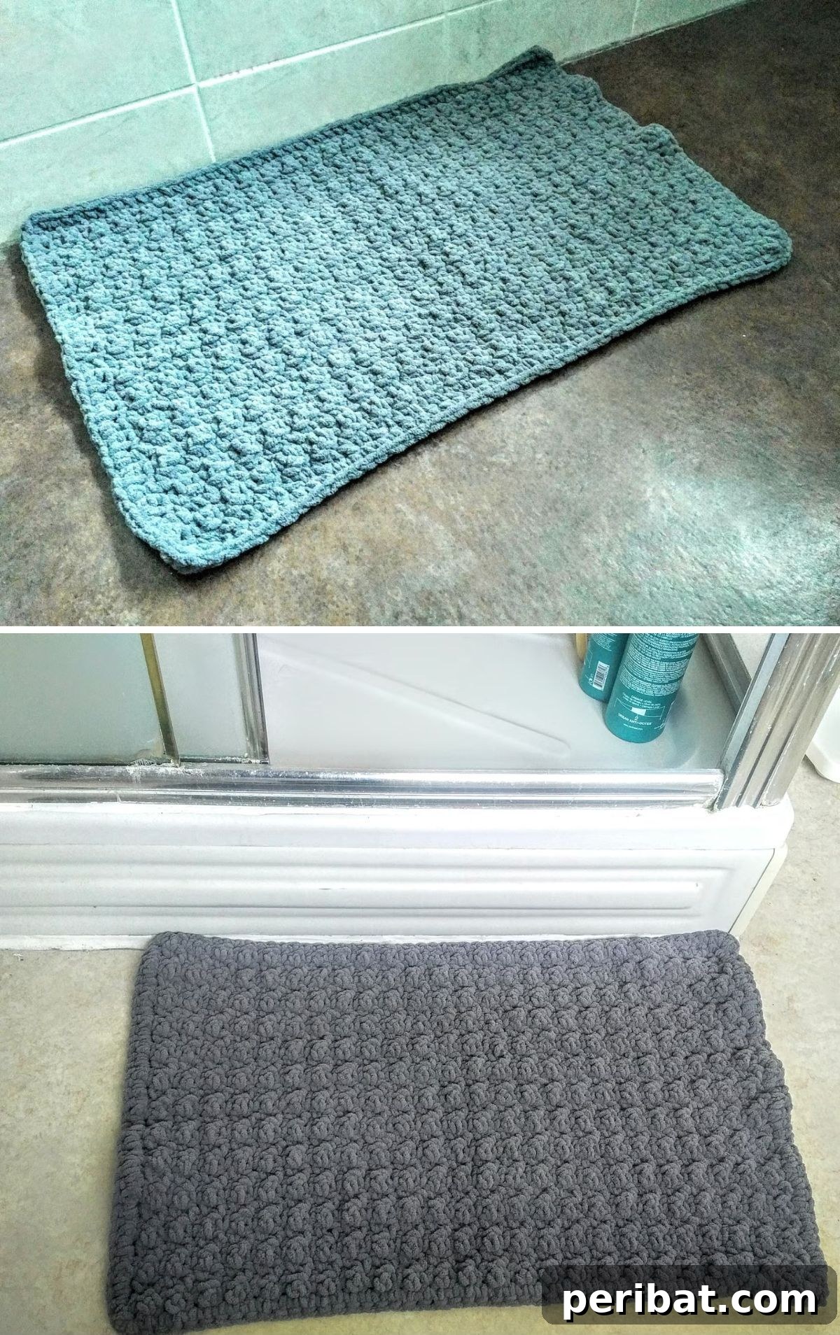 15 DIY Bath Mat Projects: Elevate Your Bathroom with Handmade Style and Coziness 8 Simple DIY Crochet Bath Mat