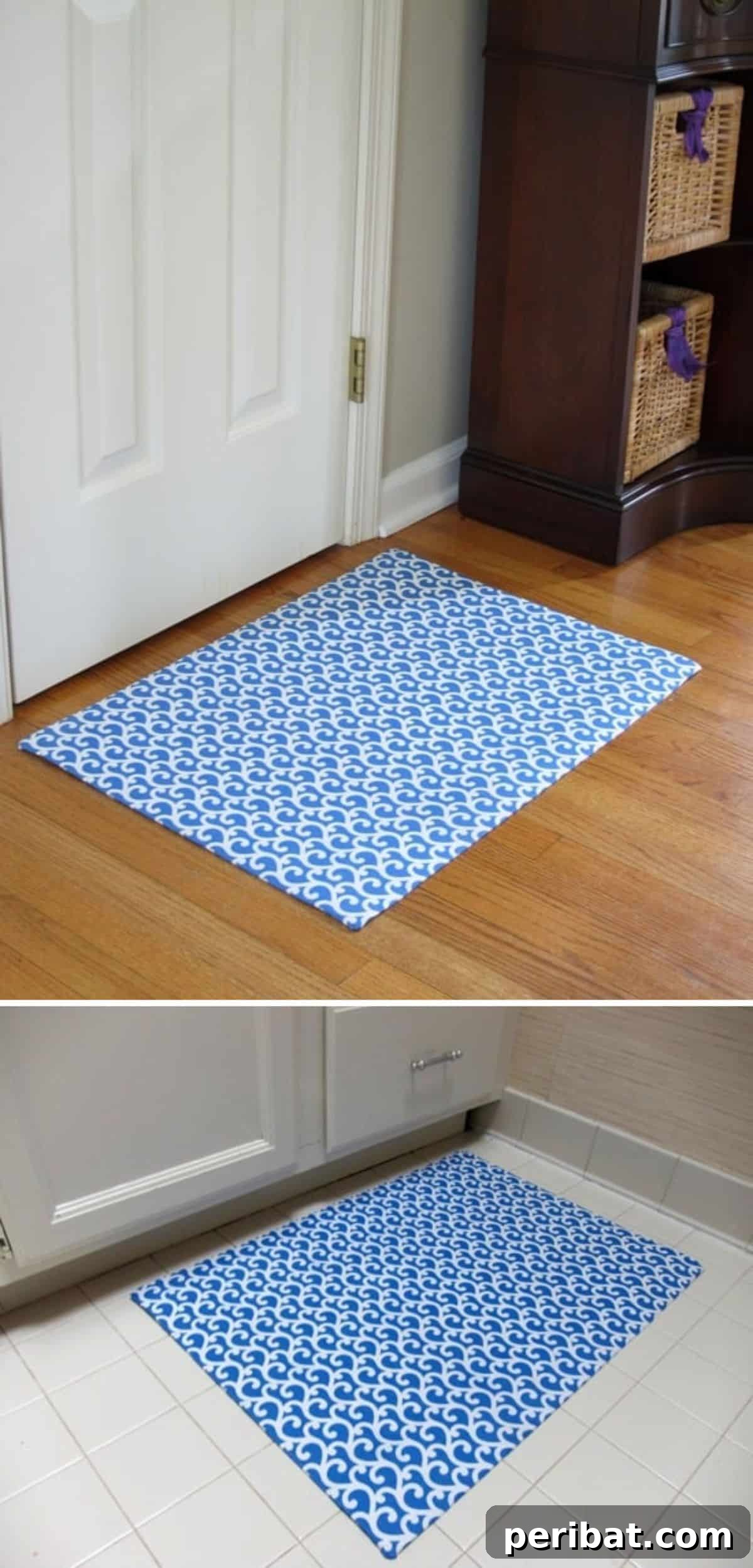 15 DIY Bath Mat Projects: Elevate Your Bathroom with Handmade Style and Coziness 9 Easy DIY Fabric Bath Mat