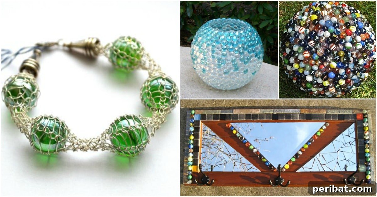 glass marble upcycling ideas