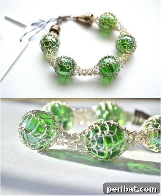 Glass Marble Bracelet