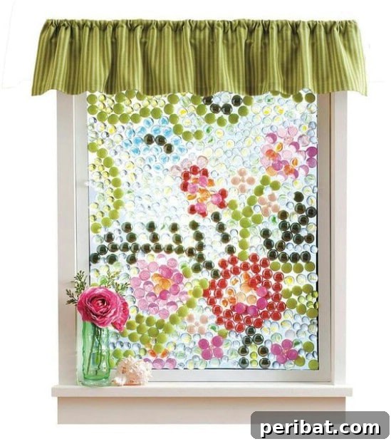 Easy DIY Faux Stained Glass Window