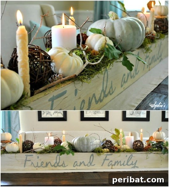 DIY Planter Box Centerpiece